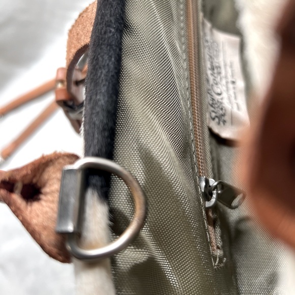 Circle Y of Yoakam - B/W Cowhide Putse. Handmade - Picture 10 of 11